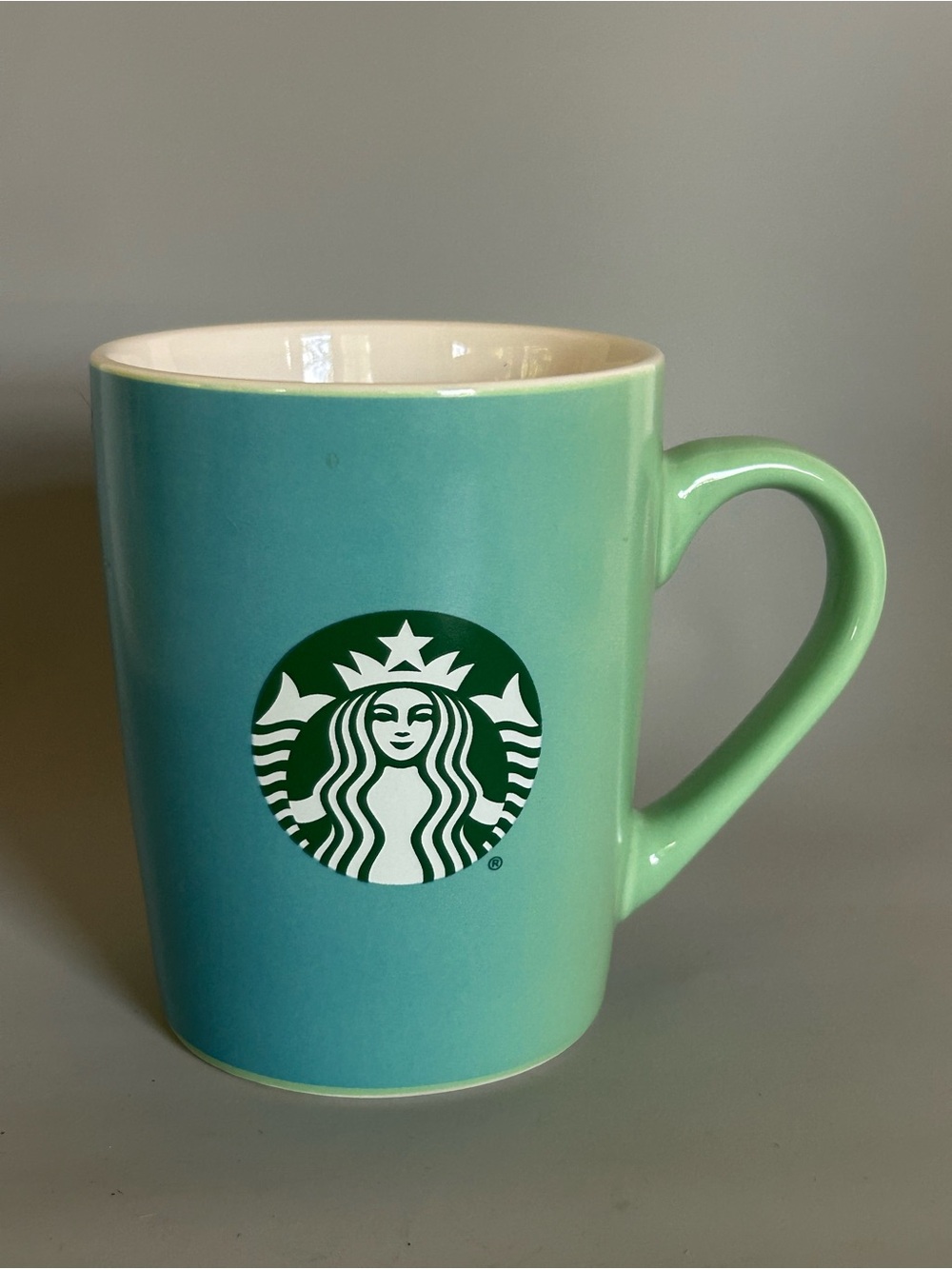 Starbucks Blue Green Ombré 2021 10oz Coffee Tea Mug Siren Logo Mermaid